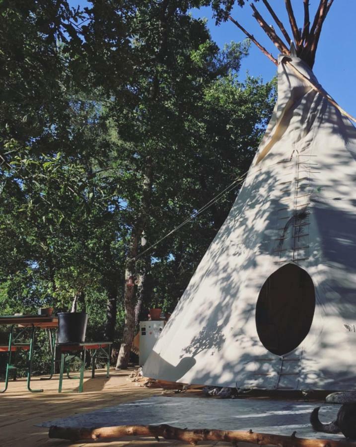 Tipi Lodge Dans La Foret Mimizan Exterior foto