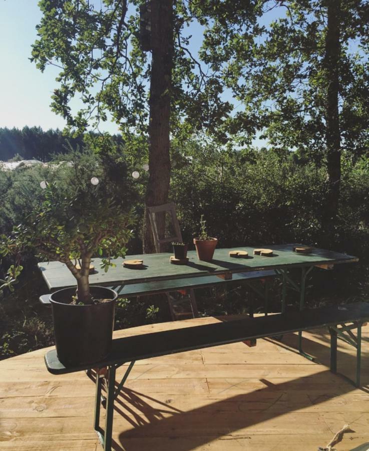 Tipi Lodge Dans La Foret Mimizan Exterior foto