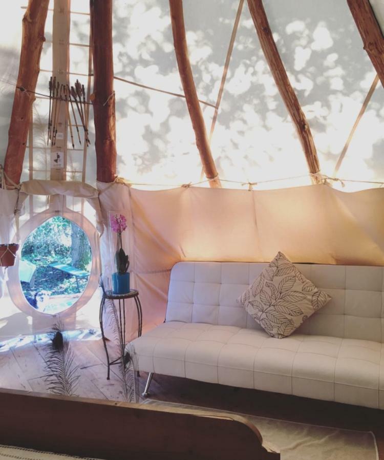 Tipi Lodge Dans La Foret Mimizan Exterior foto