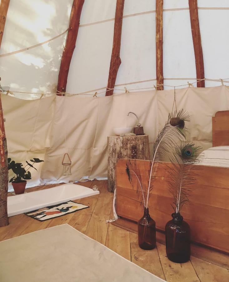 Tipi Lodge Dans La Foret Mimizan Exterior foto